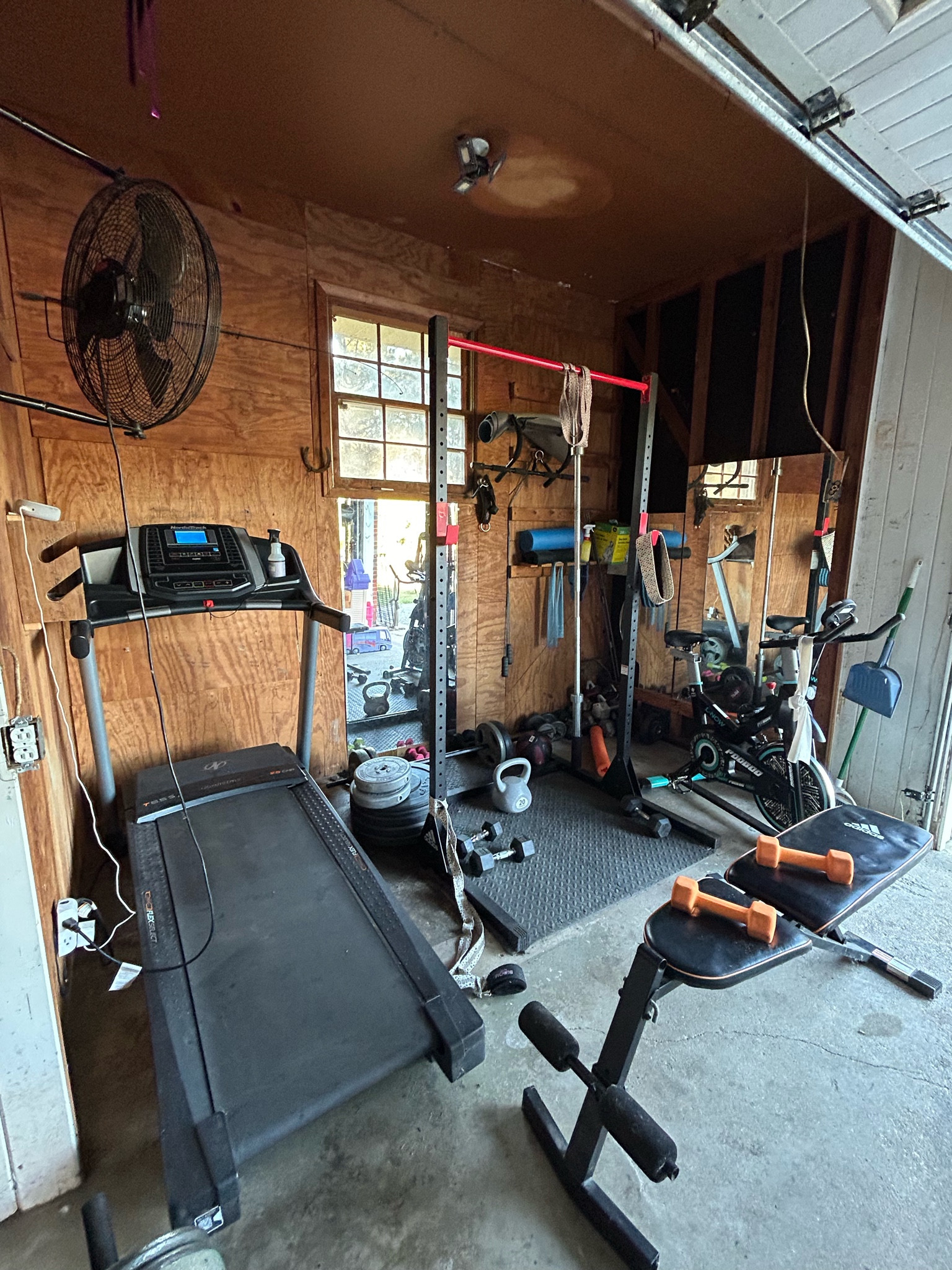 At home not cute  get the job done gym. Don’t forget to look for Facebook market place deals that’s where I’ve gotten most of my stuff! 

#LTKFitness