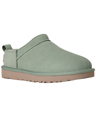 UGG Women's Classic Micro Pull Tab Round Toe Booties - Macy's | Macy's