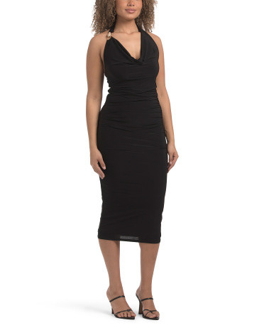 Hardware Halter Dress | TJ Maxx