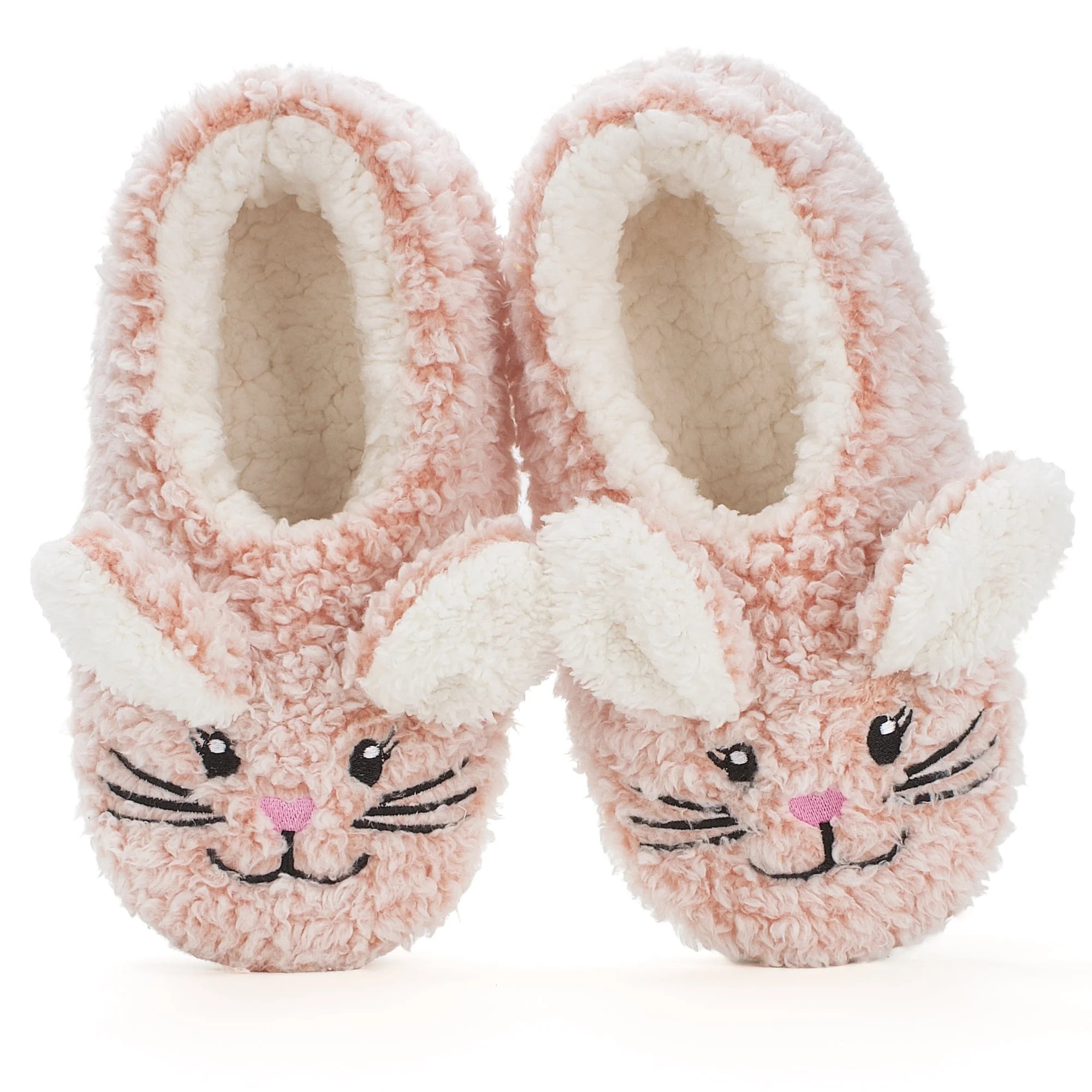 Cozylook Cute Animal Slipper Socks for Toddler Kids Girls Women Fuzzy Fluffy Sherpa Lined Non-Sli... | Walmart (US)