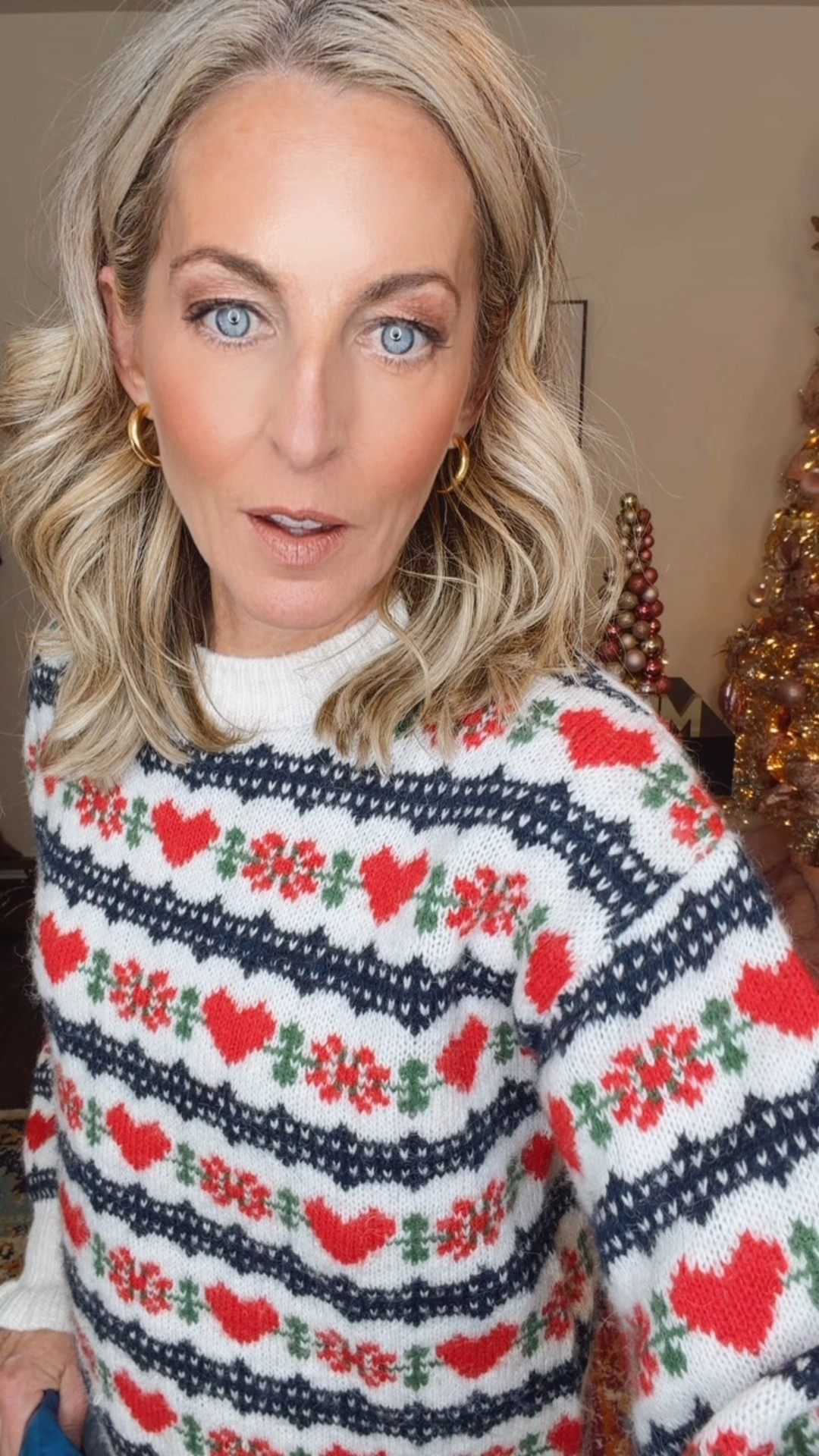 Soft, sweet, and so good for the season 🤍
This new arrival bobble heart sweater is one of those pieces you’ll reach for again and again—cozy with the prettiest details. I’m loving the scalloped neckline and sleeves, plus the embroidered heart down the front that makes it feel extra special. Comes in three colors and yes… it will sell out.

Paired it with my favorite jeans that are on sale today for $20 🙌 (wearing a size 0) and styled the sweater in a size small for that just-right fit. (I rolled the cuff) 

#LTKgrwm #LTKdayinmylife #LTKootd