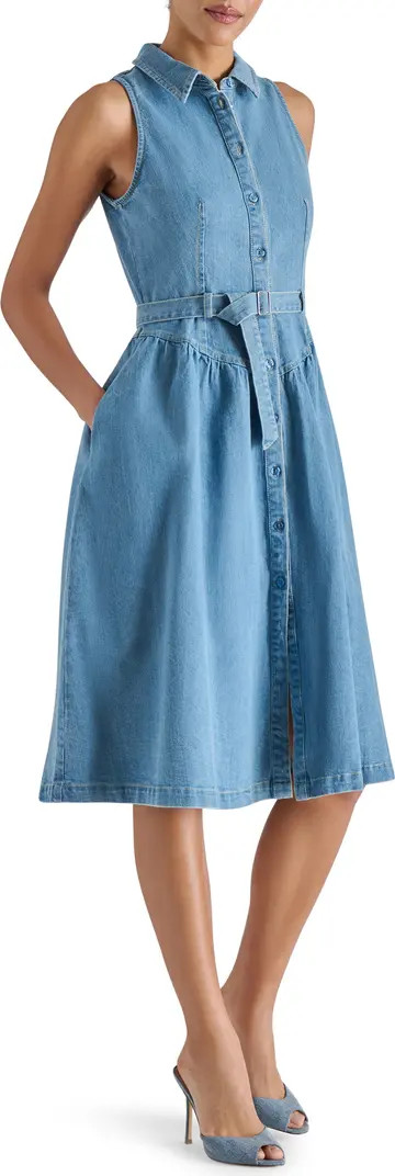 Mary Sleeveless Denim Shirtdress | Nordstrom Rack