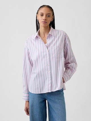 Oversized Shirt in Poplin | Gap Factory