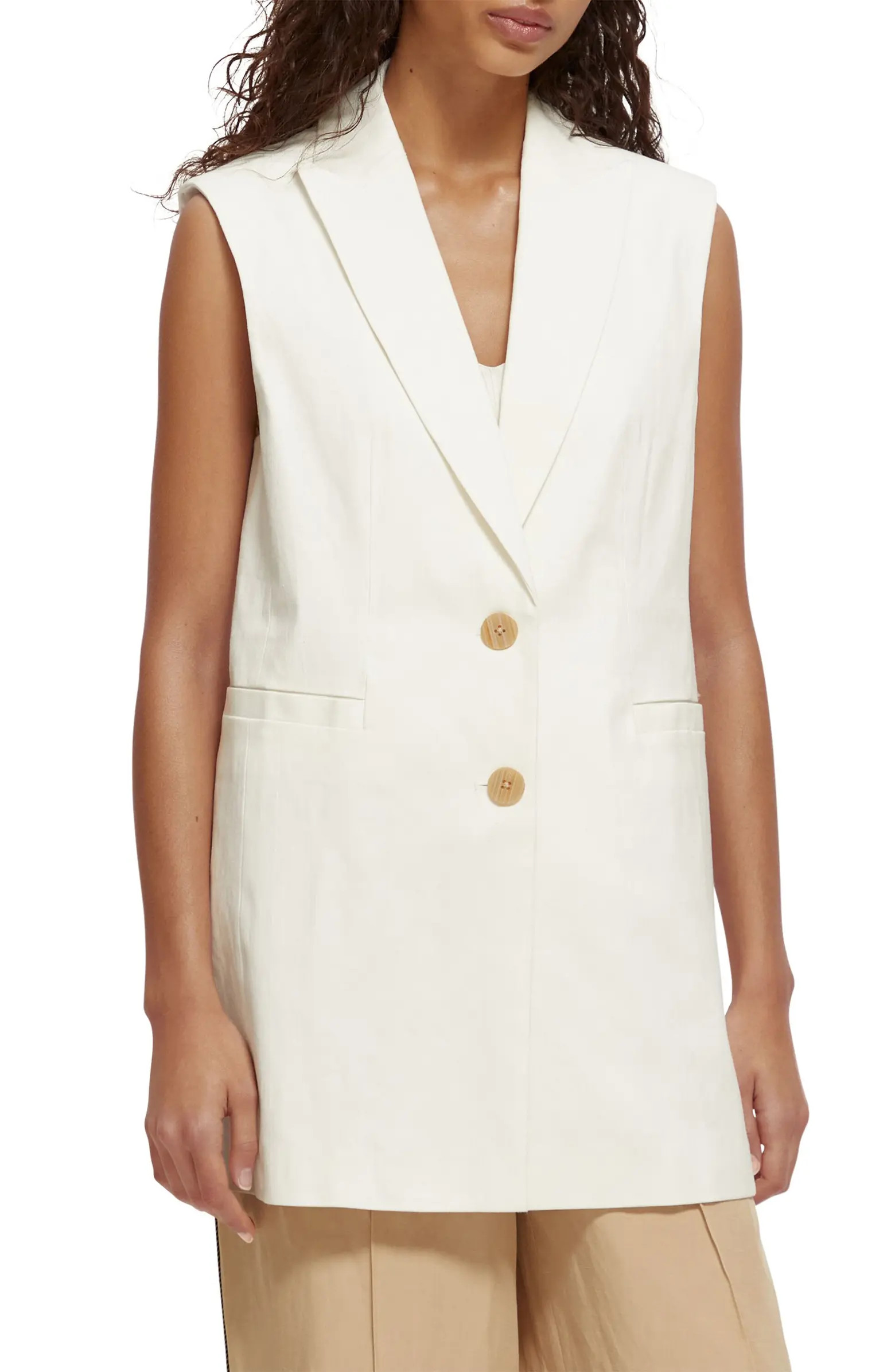 Linen Blend Vest | Nordstrom