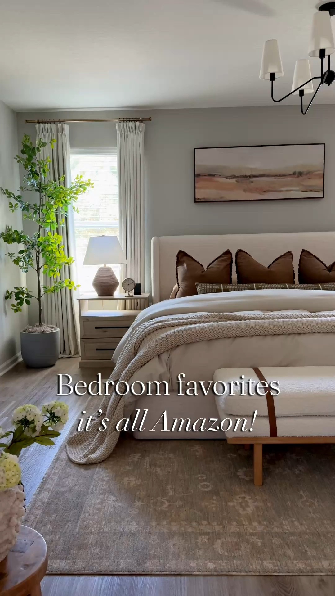 Bedroom favorites 🥰 forever my favorite nightstands and rug!! *I did update the handles on these nightstands** 

Master bedroom, neutral bedroom inspo, spring bedroom refresh, Amazon home finds, Amazon bedding 

#LTKHome #LTKSeasonal #LTKSaleAlert