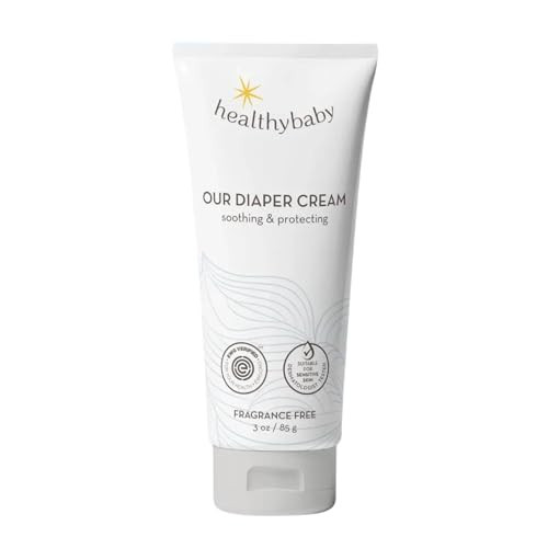 HealthyBaby Our Diaper Cream | Hypoallergenic Zinc Oxide & Squalane Diaper Cream | Fragrance Free, EWG Verified + Non-GMO, 3 oz | Amazon (US)