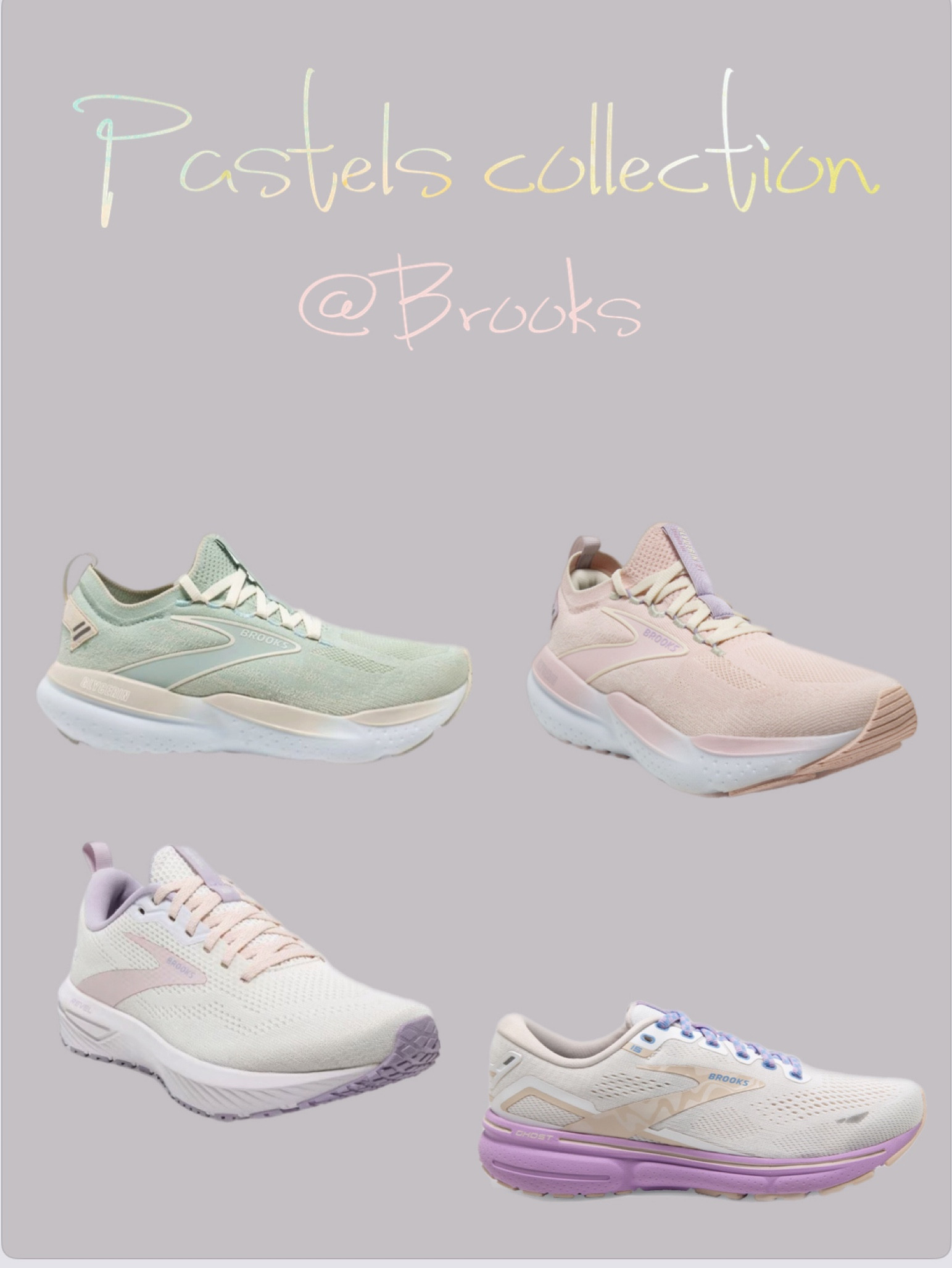 The New @BrooksRunning pastel drop is actual perfection yall! 🤌🏼🌸🏃🏽‍♀️👟 

OBSESSED with these colors for spring 🤩

~outdoor running shoes 
~trail running shoes 
~everyday running shoes 
~neutral Running shoes 
~ spring pastel running shoes 
~shoes for nurses 
~shoes for training 
~marathon shoes 
~Running accessories 

#LTKSpringSale #LTKshoecrush #LTKfitness