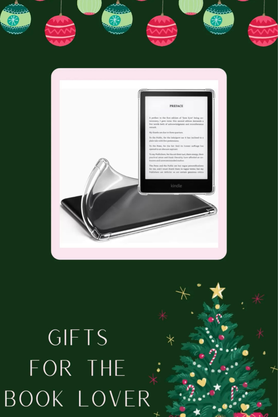 AMAZON Kindle Paperwhite and Paperwhite Signature Clear Case

Gift guide // book lover //bookworm // Kindle Paperwhite // Kindle Oasis // Wireless Headphones // Kindle Accessories // Bookmarks // Amazon Finds

#LTKSeasonal #LTKGiftGuide #LTKHoliday
