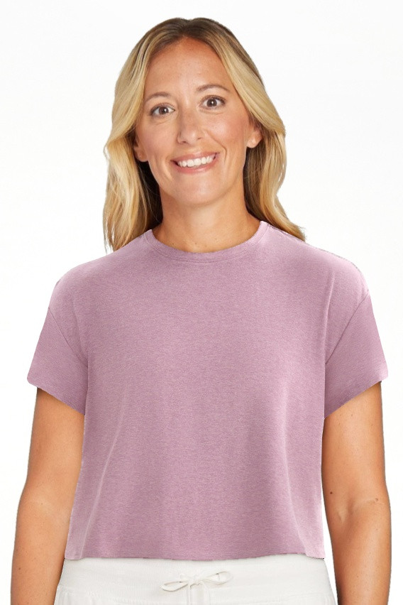 Athletic Works Women's ButterCore Cropped Tee with Short Sleeves, Sizes XS-XXXL | Walmart (US)