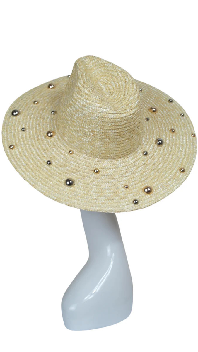 Amara mixed metal sun hat | Self-same