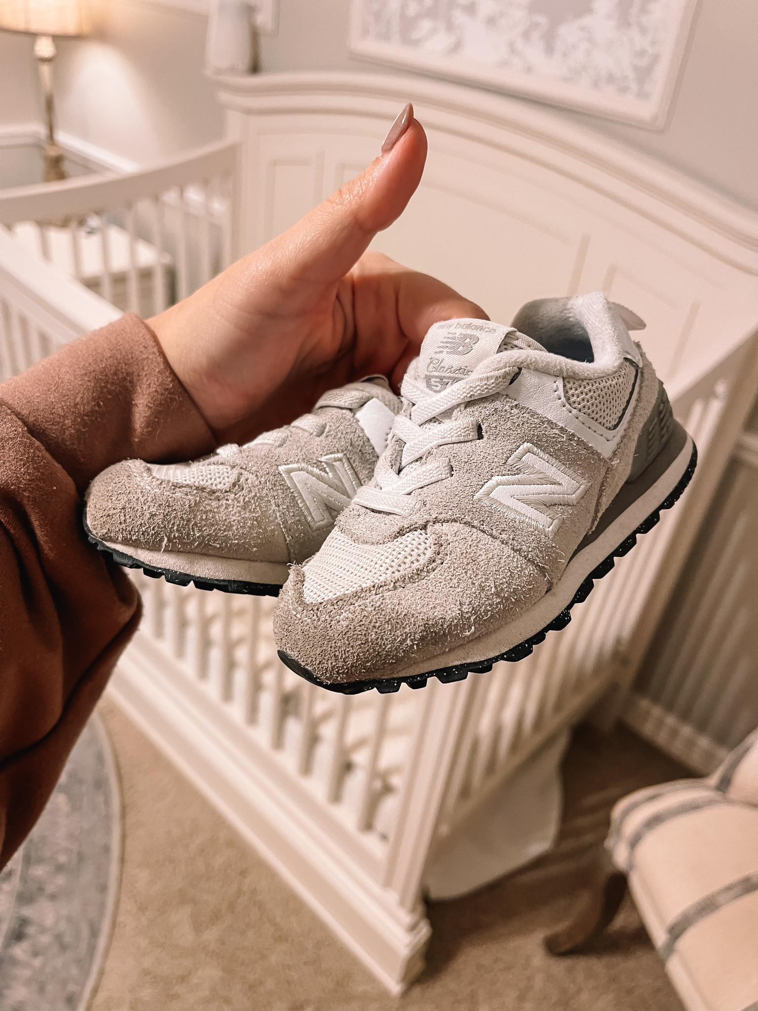 Toddler new balance sneakers that are light weight, fit TTS, and don’t show dirty as quick! 