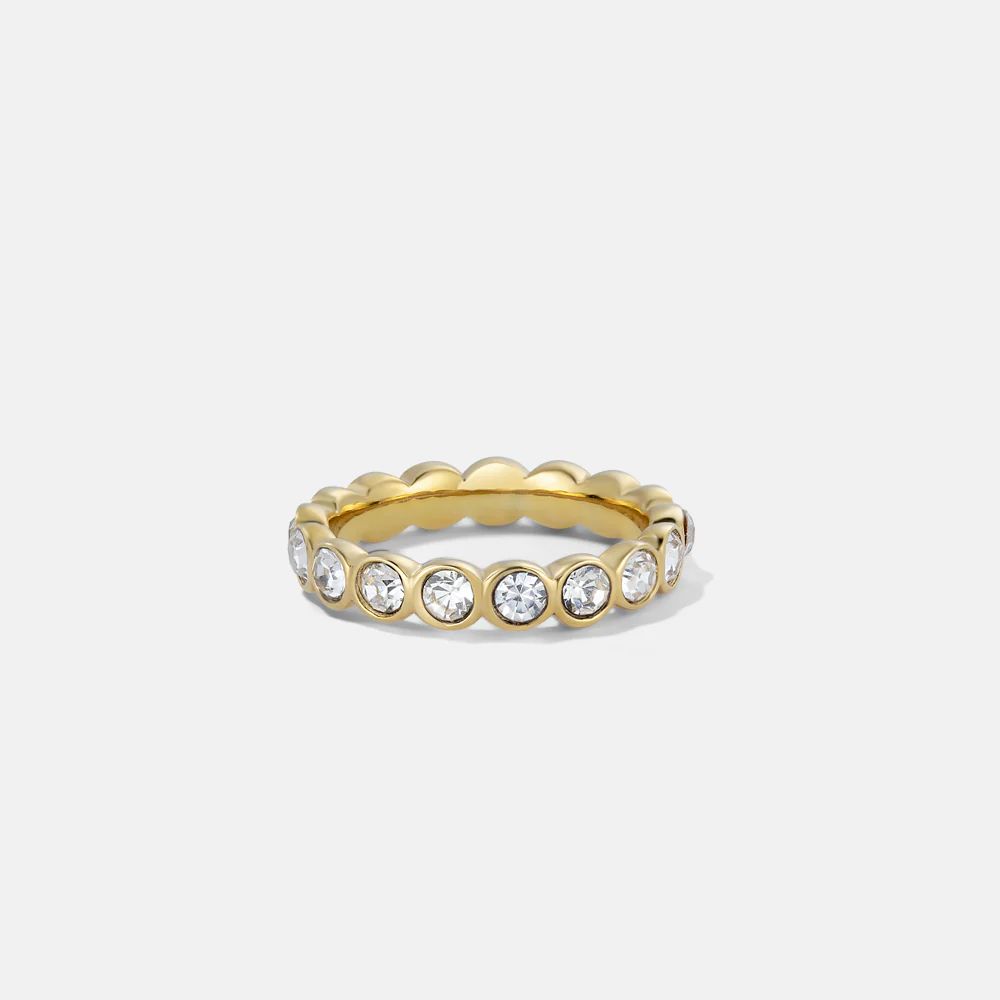 Linzy Crystal Eternity Band | Victoria Emerson