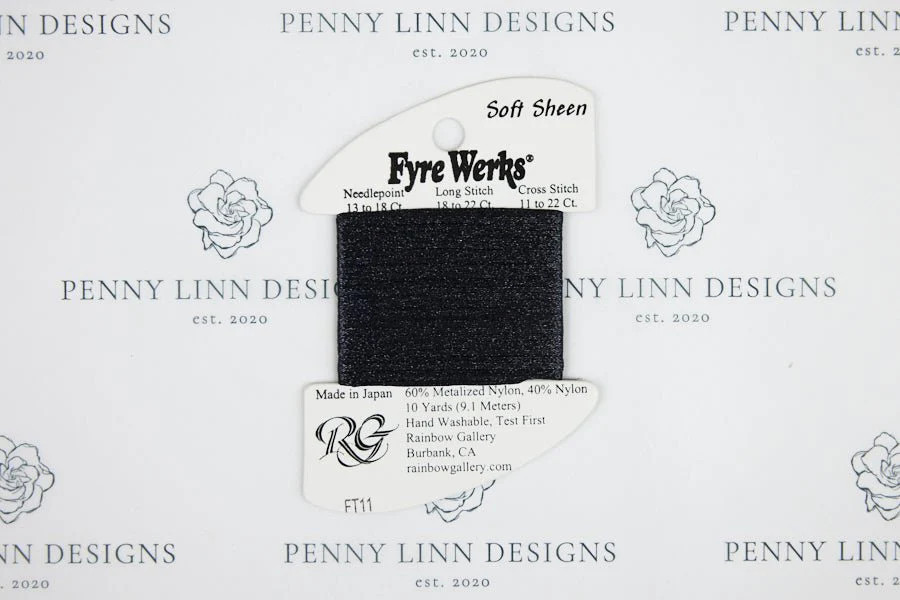 Fyre Werks Soft Sheen FT11 Black | Penny Linn Designs