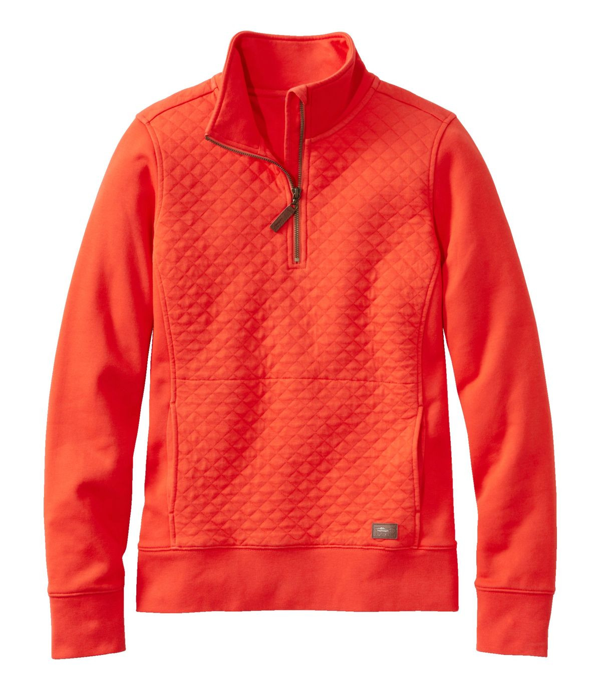Women's Quilted Quarter-Zip Pullover | L.L. Bean