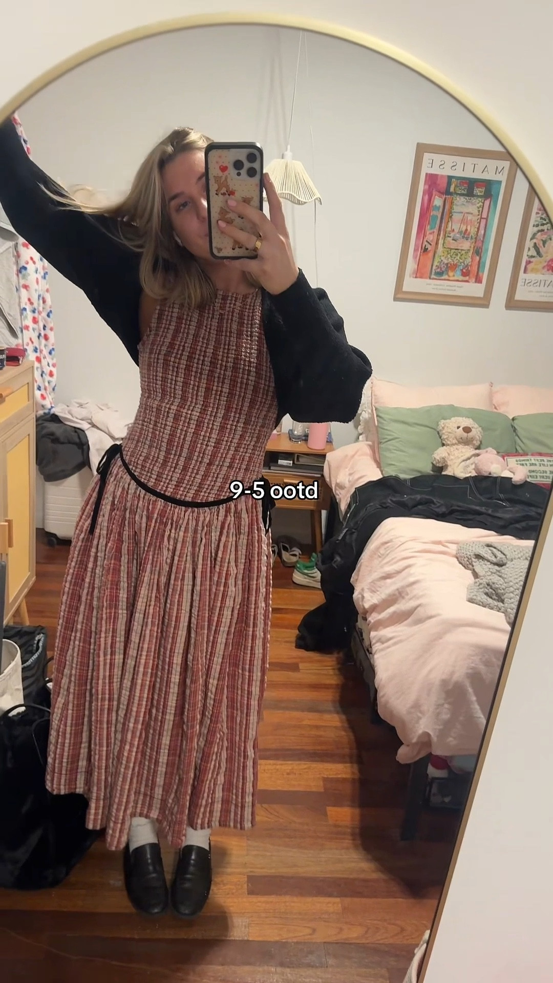 Corporate midi maxi dress with black velvet ribbon belt detail. Free people, stretchy, and so comfy! Business casual in nyc. 

#LTKootd #LTKdayinmylife #LTKWorkwear