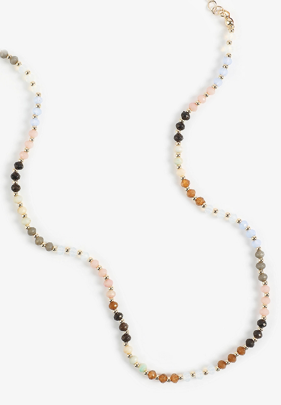 Mini Multicolor Beaded Necklace | Maurices