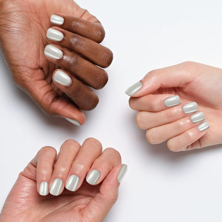 Sally Hansen Perfect Press-On Nails, Short Length, Short Circuit, Non-Damaging Manicure | Walmart (US)