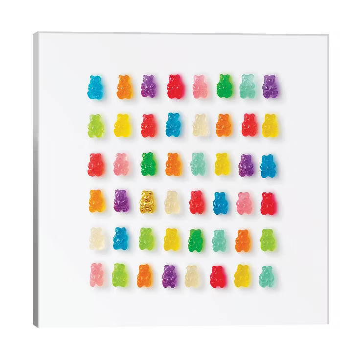 Rainbow Bears By Erin Summer Unframed Wall Canvas - iCanvas | Target