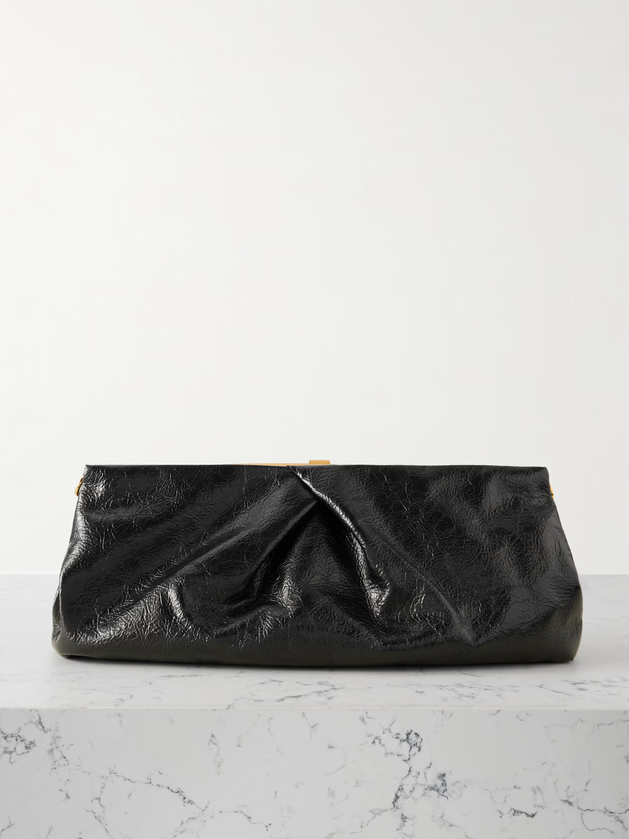 Dries Van Noten - Leather Clutch - Black | NET-A-PORTER (US)