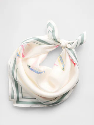 Oversized Silk Bandana | Gap (US)