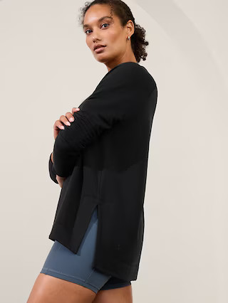 Coaster Luxe Recover Sweatshirt | Athleta | Athleta