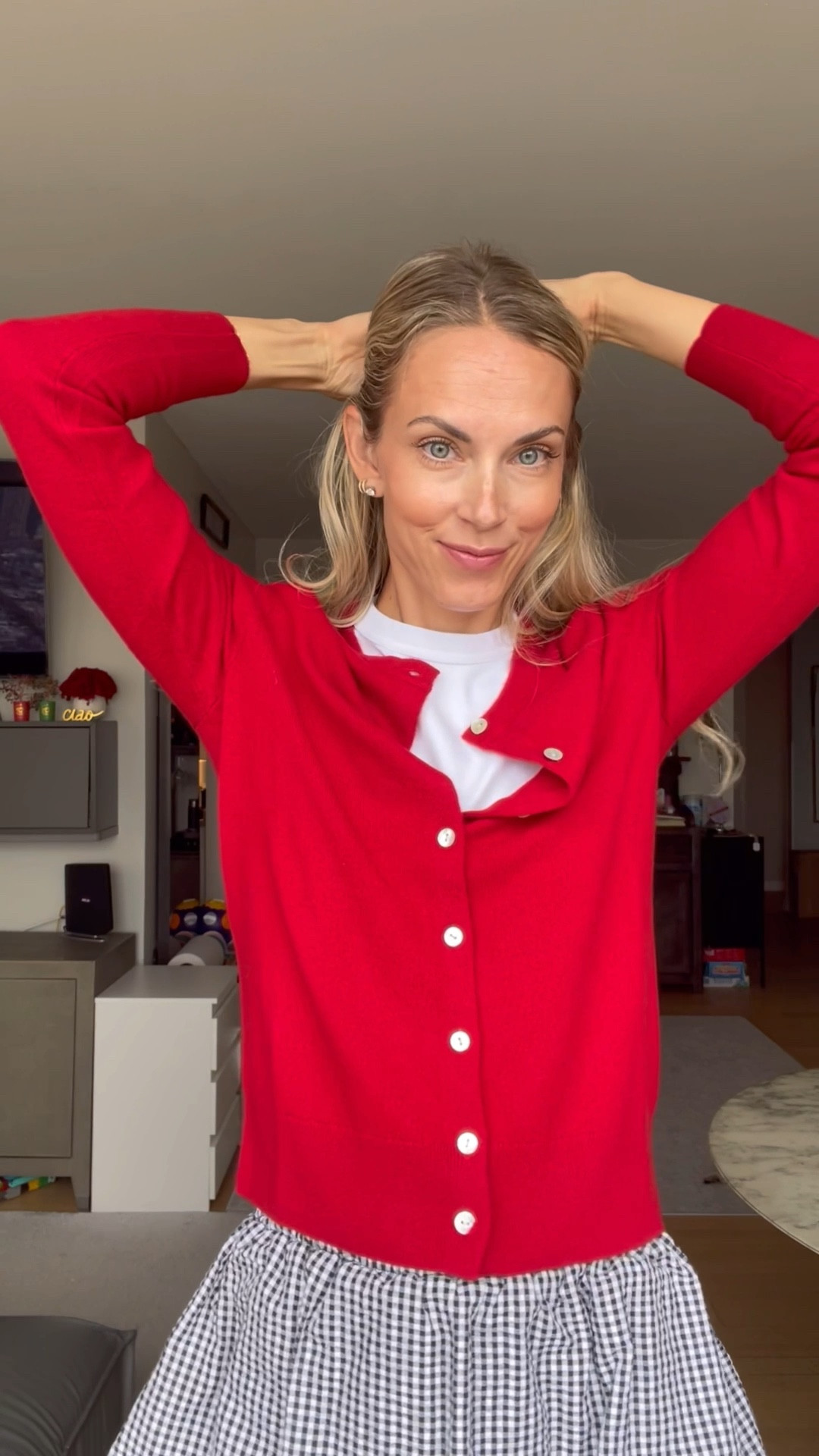 Pack of pearl hair clips under $8! I love how you can style these in so many ways, and they turn your “I need to wash my hair” days into something chic and effortless! 

Cashmere cardigan: wearing a size small (fit is tts) on sale for $79! 

Bubble hem skirt: wearing a size small and has a built in short! People stop me every time I wear these to find out who they are by! 

#ltkunder10 #ltkamazonprime #ltk

#LTKStyleTip #LTKSaleAlert #LTKFindsUnder50