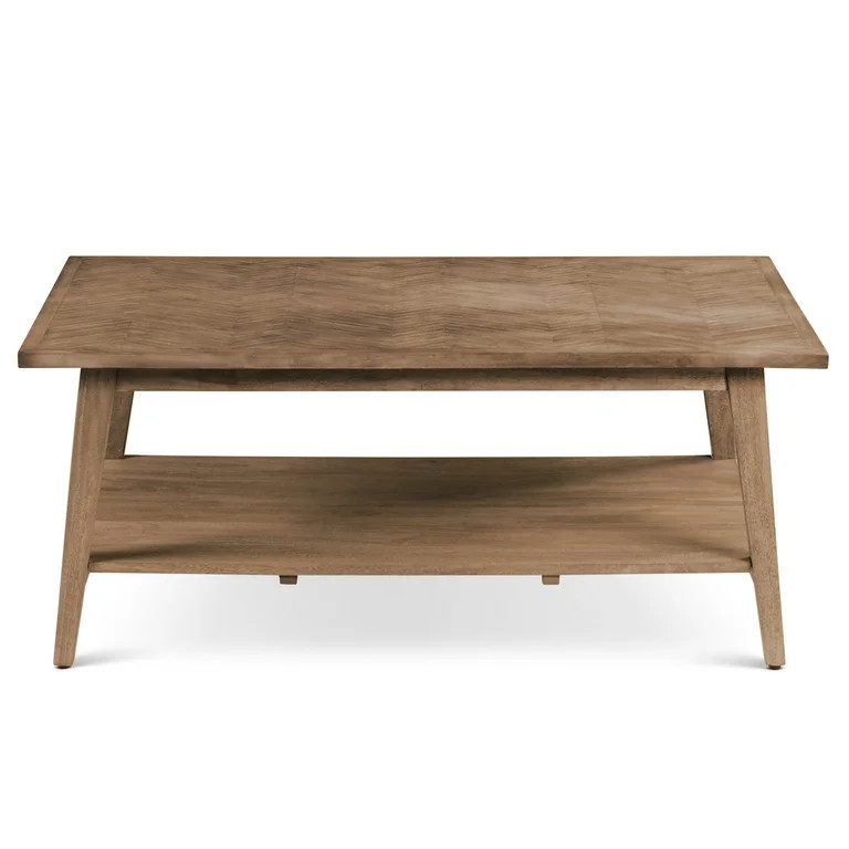 Steve Silver Milani Wood Rectangle 47" Width Coffee Table, Natural | Walmart (US)