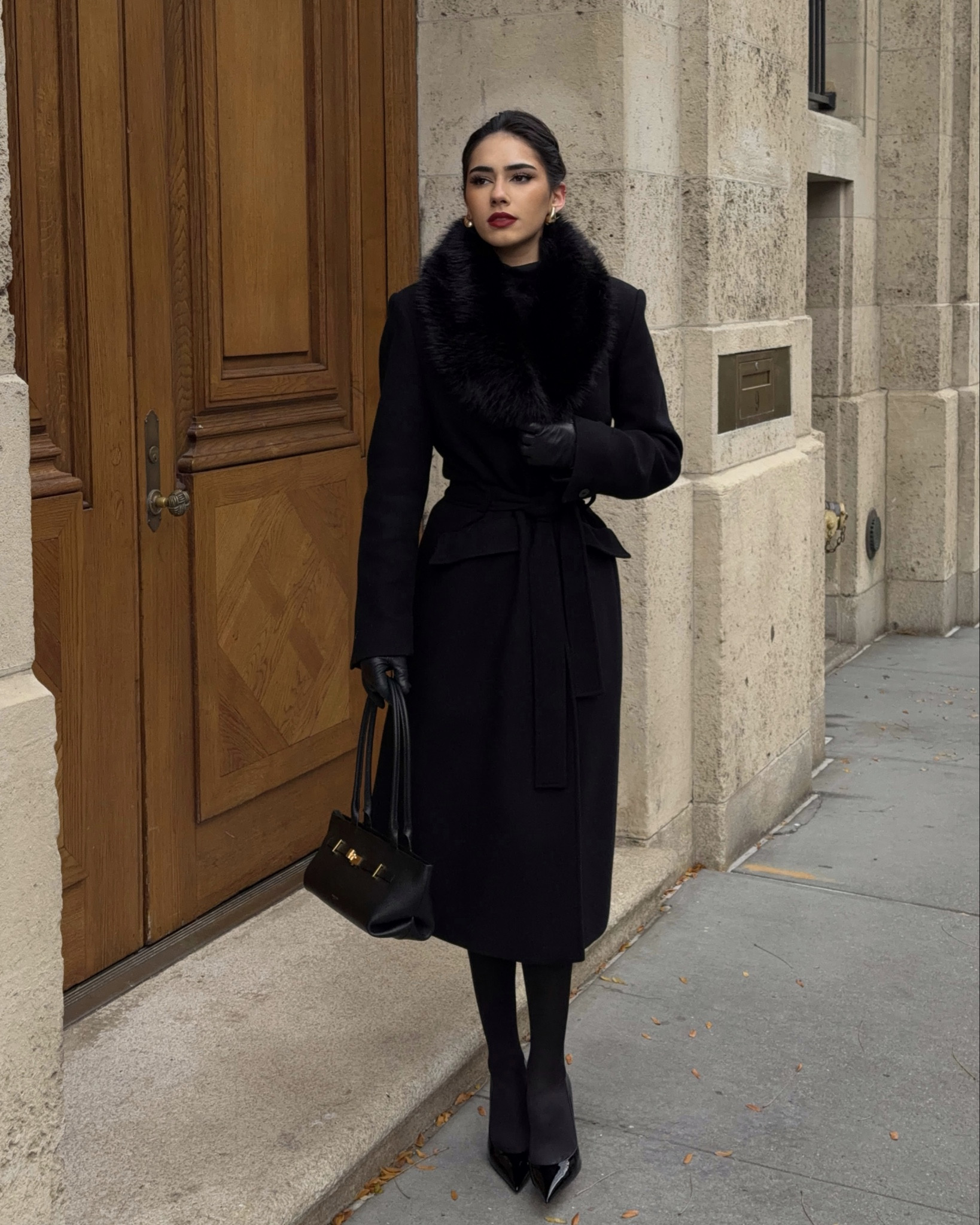 Elegance whispers what words cannot 🖤

An all black faux-fur moment!! And for once with my hair up haha! Yes or No for this look?🖤🫶🏽
#LTKUsa 

#LTKHoliday #LTKootd