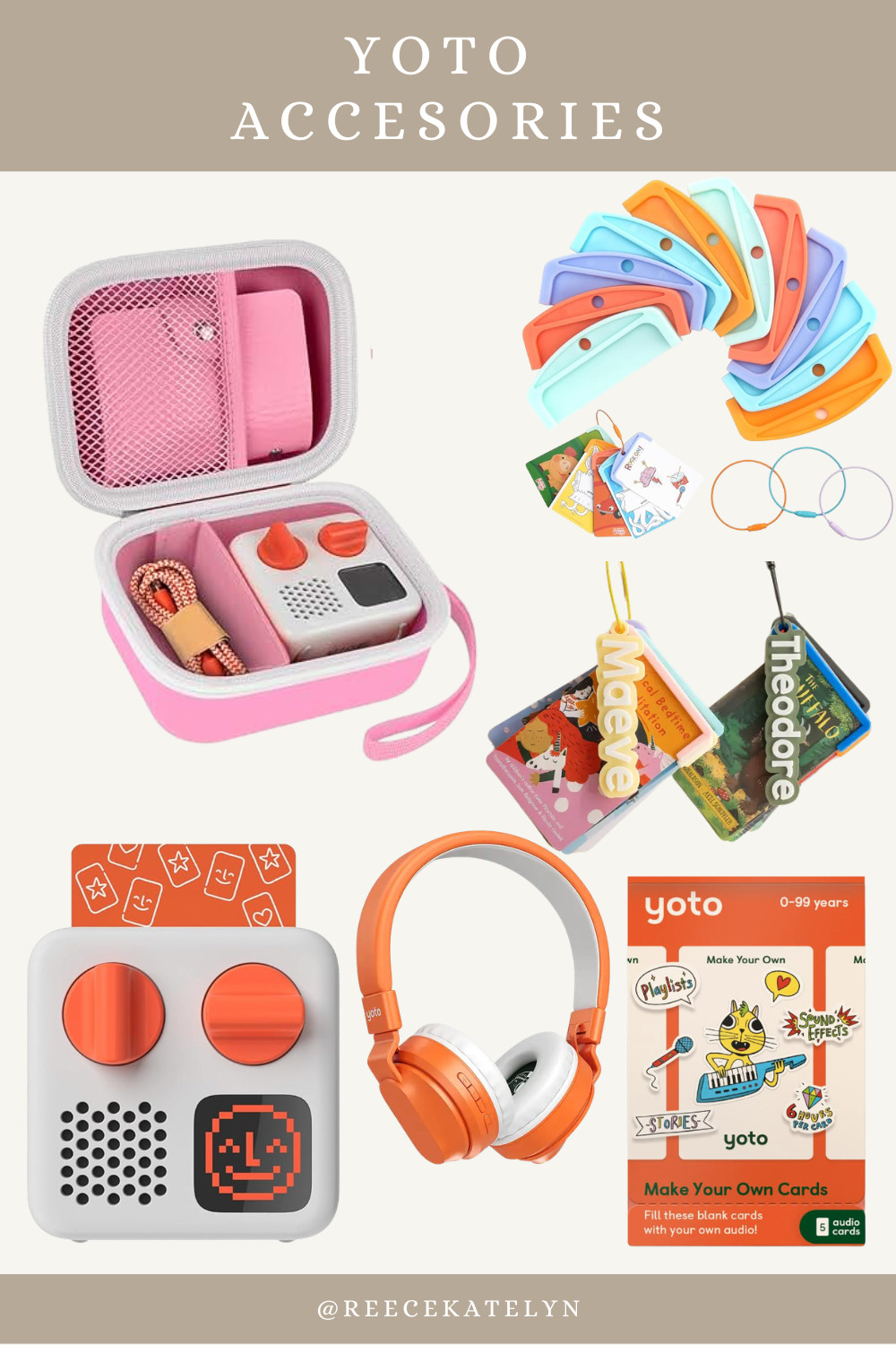 Yoto Music + Story Player Accesories + Kids Toys + Toddler Play 

 