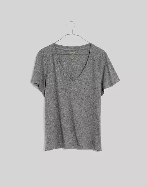 Whisper Cotton V-Neck Tee | Madewell