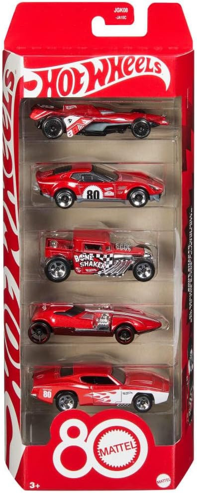 Hot Wheels Toy Cars, 5-Pack of 1:64 Scale Toy Cars with Collectible Deco & Packaging, Core Mattel... | Amazon (US)