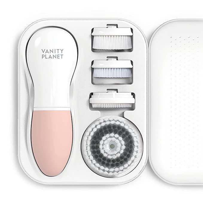 Vanity Planet Raedia Facial Cleansing Brush with 4 Interchangeable Brush Heads – Daily Cleansin... | Amazon (US)