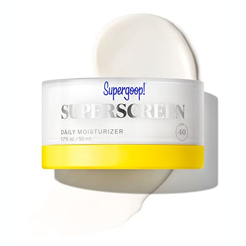 Supergoop! Superscreen - 1.7 fl oz - SPF 40 PA+++ Hydrating Daily Moisturizer Sunscreen - Protection from UV Rays + Helps Filter Pollution & Blue Light | Amazon (US)