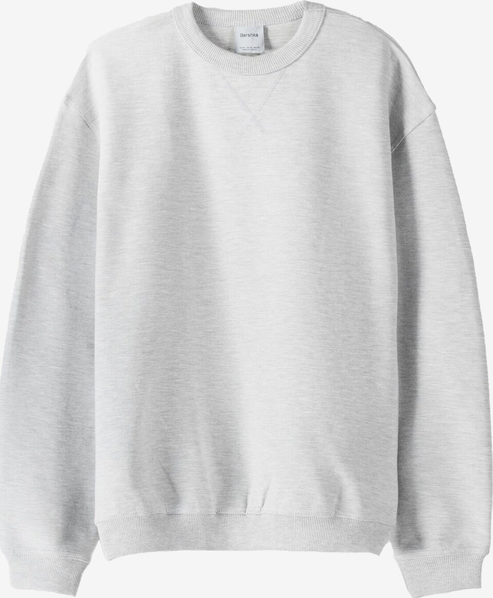 Bershka Sweatshirt in Graumeliert | ABOUT YOU (DE)