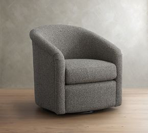 Maeve Swivel Chair | Pottery Barn CA