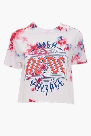 ACDC Tie-Dye Tee | Forever 21 (US)