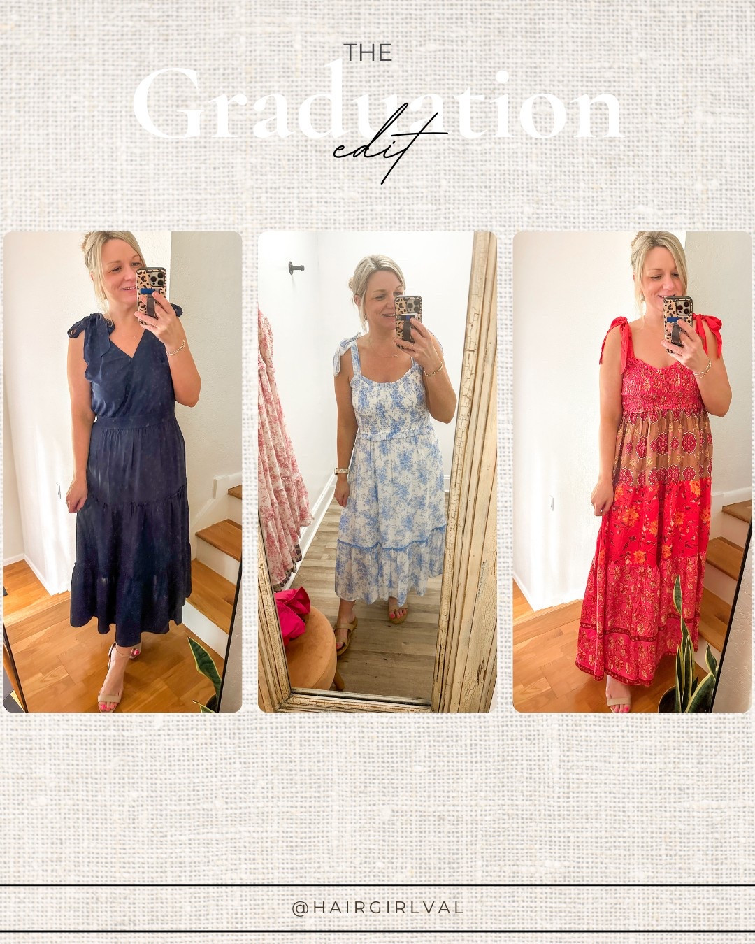 Graduation season = the perfect excuse to dress up and celebrate in style (even if you’re not the one getting the diploma). These dresses are giving guest of honor energy without stealing the spotlight. Think effortless, flattering, and totally twirl-worthy.

Linked all my faves for every ceremony, cookout, and photo op on my LTK!

#GraduationGuestLook #LTKSpringStyle #WhatToWearToGraduation #LTKHaul #HairGirlValStyle #DressedUpAndBooked

#LTKMidsize #LTKParties #LTKFamily