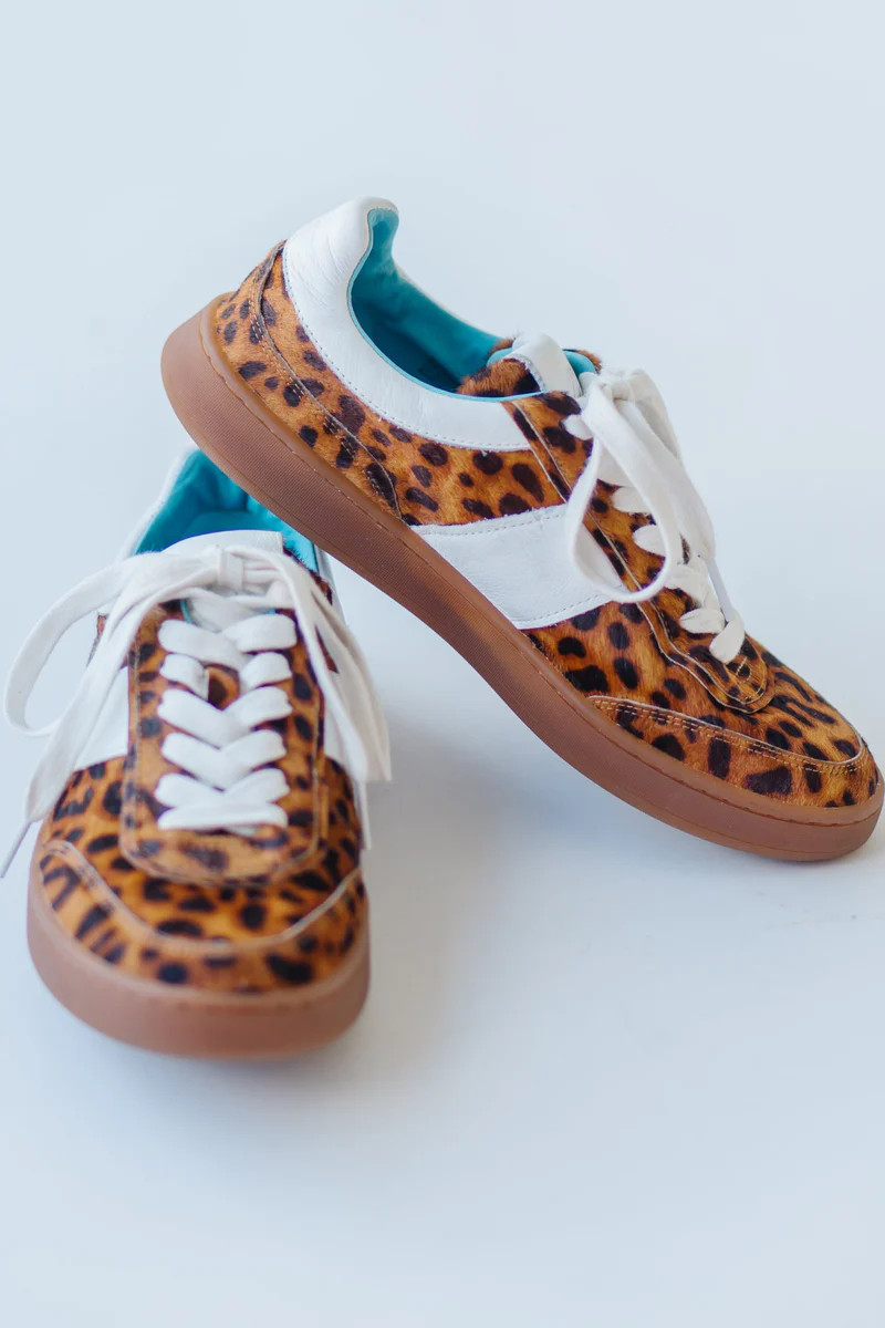 Matisse: Quincy Sneaker in Tan Leopard | Piper & Scoot