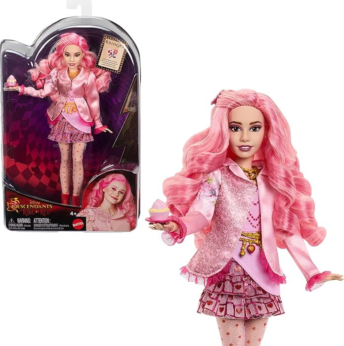 Mattel Disney Descendants: The Rise of Red Fashion Doll & Accessory, Bridget, Young Queen of Hear... | Amazon (US)