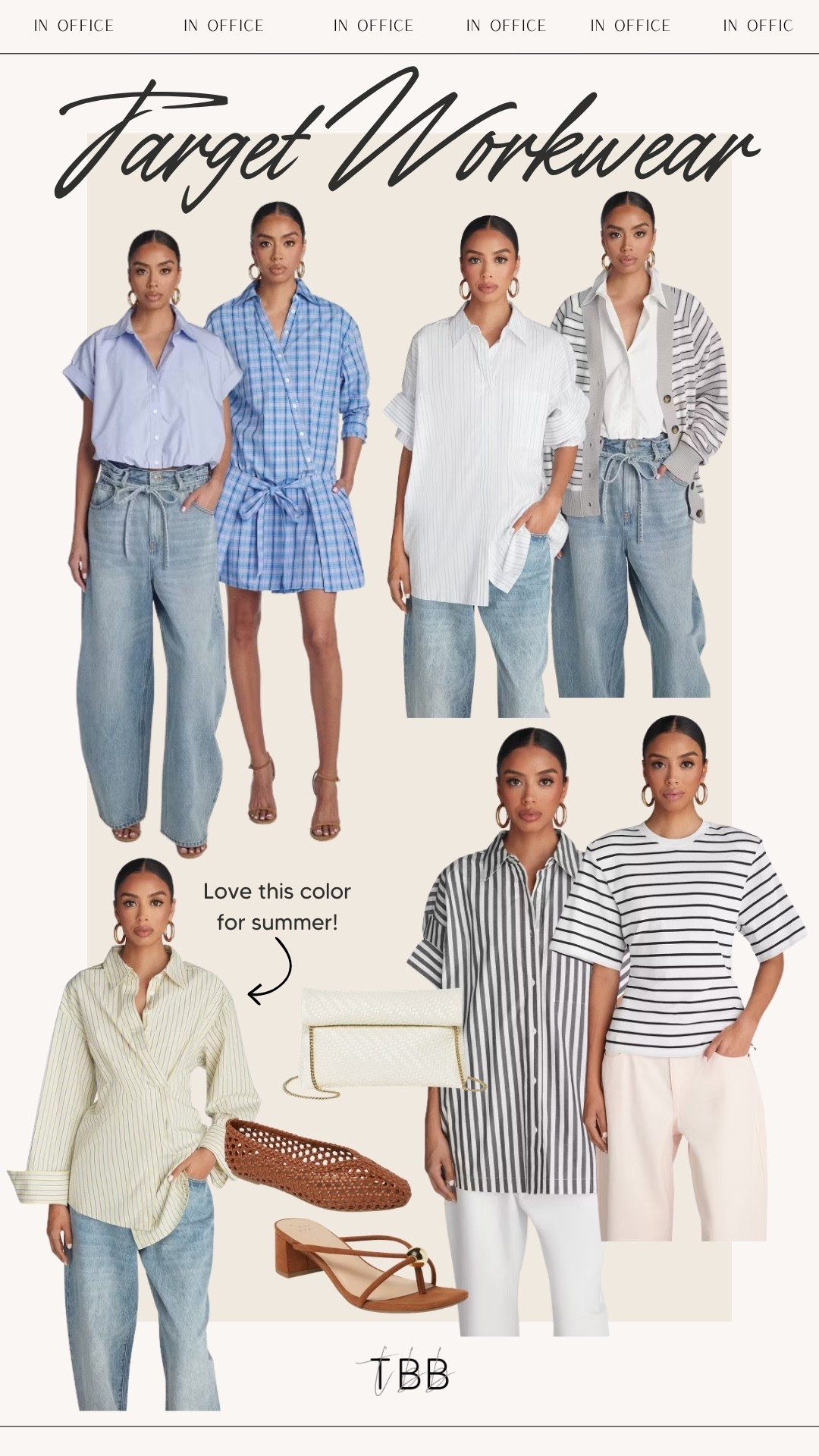 Easy business casual looks for spring & summer 🤍 Perfect for the office

#LTKootd #LTKWorkwear #LTKgrwm