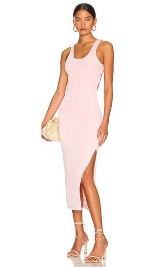 Marissa Midi Dress in Baby Pink | Revolve Clothing (Global)