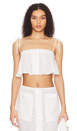 Fiona Top in White | Revolve Clothing (Global)