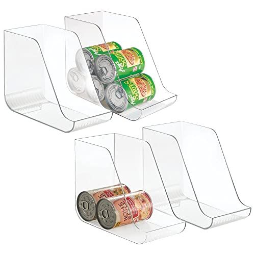 mDesign Plastic Kitchen Storage Organizer Bins Container Bin for Canned Food, Soup Can, Dog Food, So | Amazon (US)