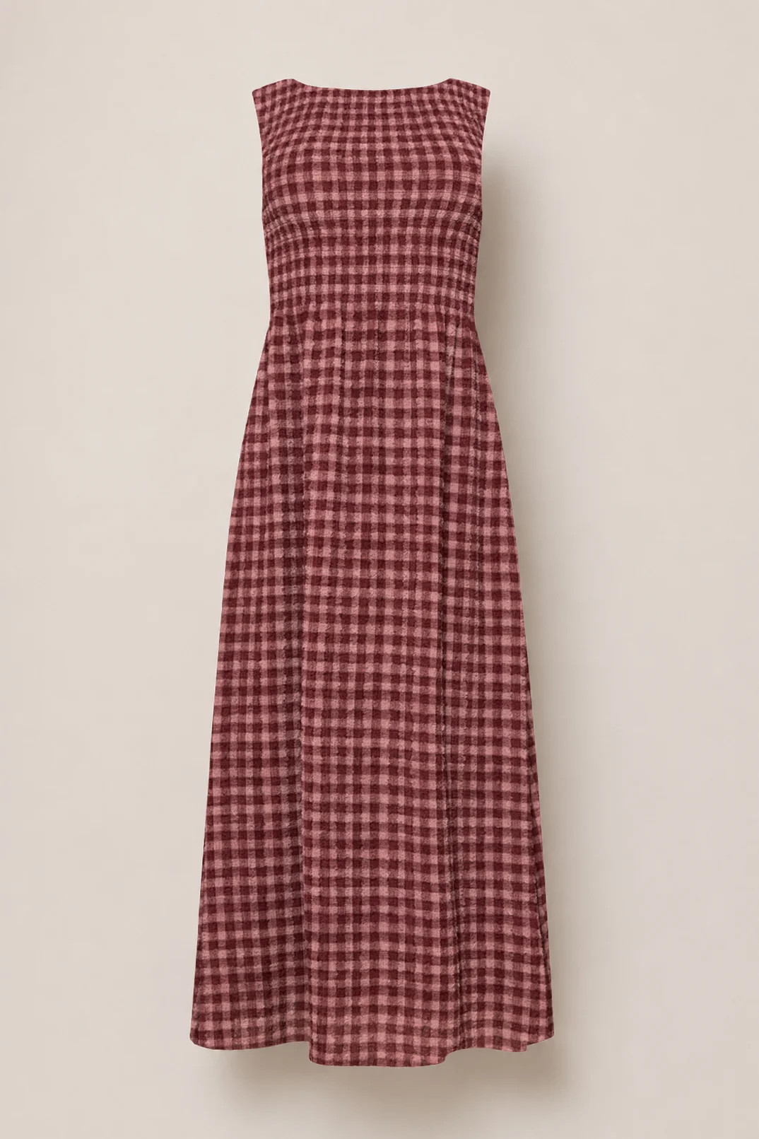 Ana Dress in Cranberry Popcorn Plaid | Ivy City Co