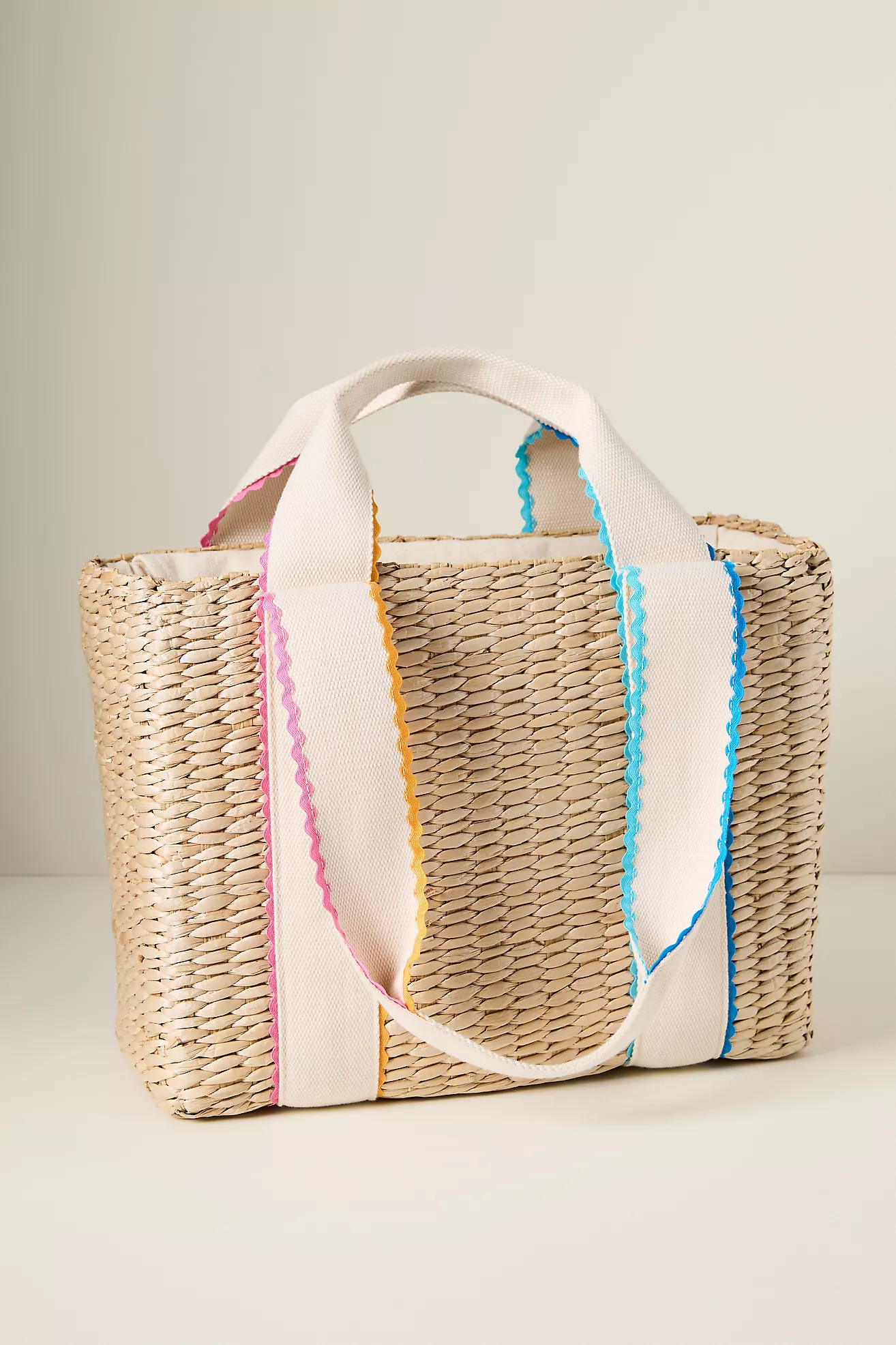 Parisian Woven Picnic Basket | Anthropologie (US)