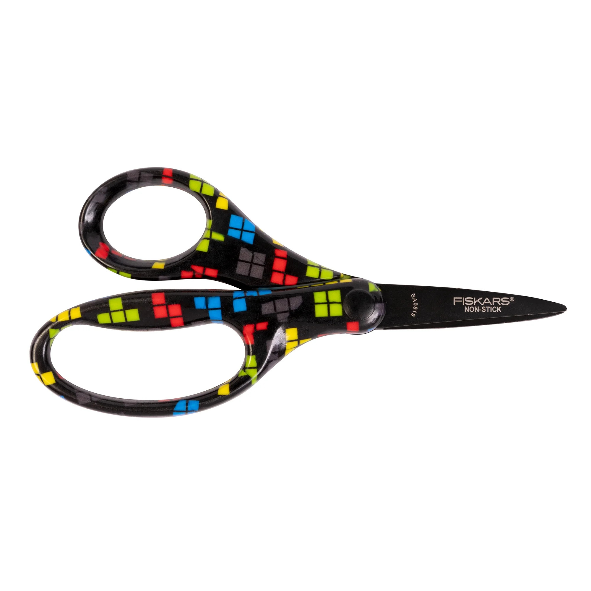 Fiskars Designer Non-stick Pointed-tip Kids Scissors 5 in - Tetris - Walmart.com | Walmart (US)
