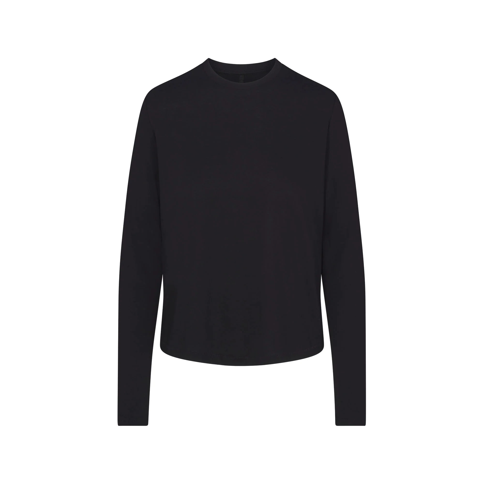 RELAXED TEES LONG SLEEVE T-SHIRT | ONYX | SKIMS (US)