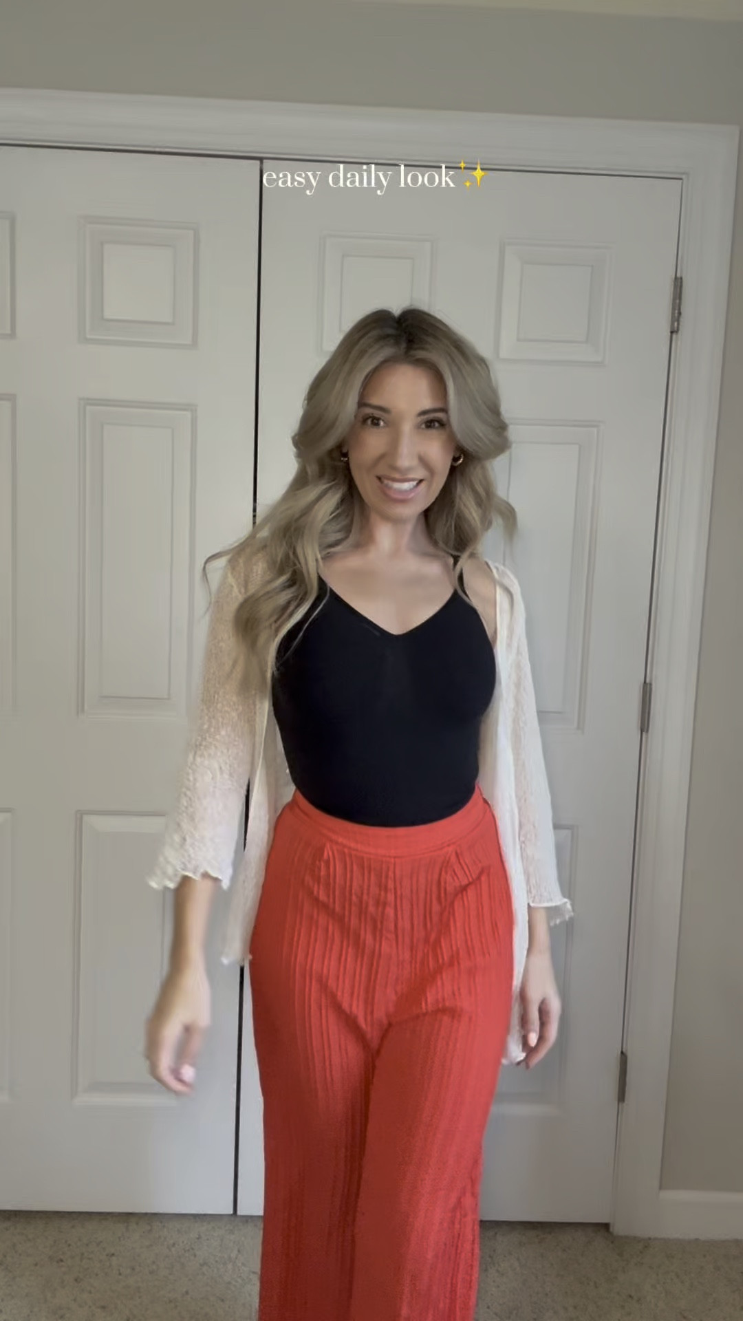 Easy daily look. Loving these pants. They seriously feel like jammies. This bodysuit will make you feel like a snatch queen and this Amazon cardigan is giving me free vibes. So easy and perfect for comfy girls like me

#LTKActive #LTKBeauty #LTKHoliday