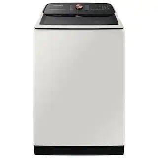 5.5 cu. ft. Smart High-Efficiency Top Load Washer with Impeller and Super Speed in Ivory, ENERGY ... | The Home Depot