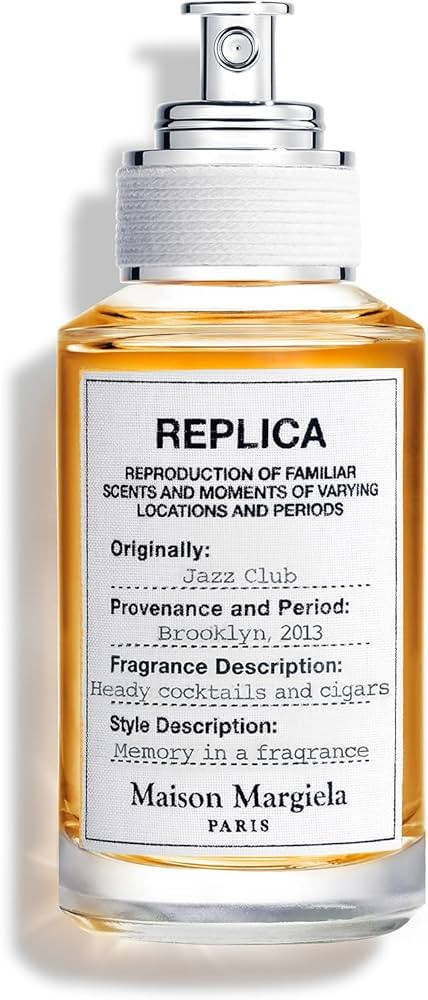 Maison Margiela - Replica - Jazz Club Eau de Toilette - Warm & Spicy Scent - With Vanilla, Rum Ac... | Amazon (US)